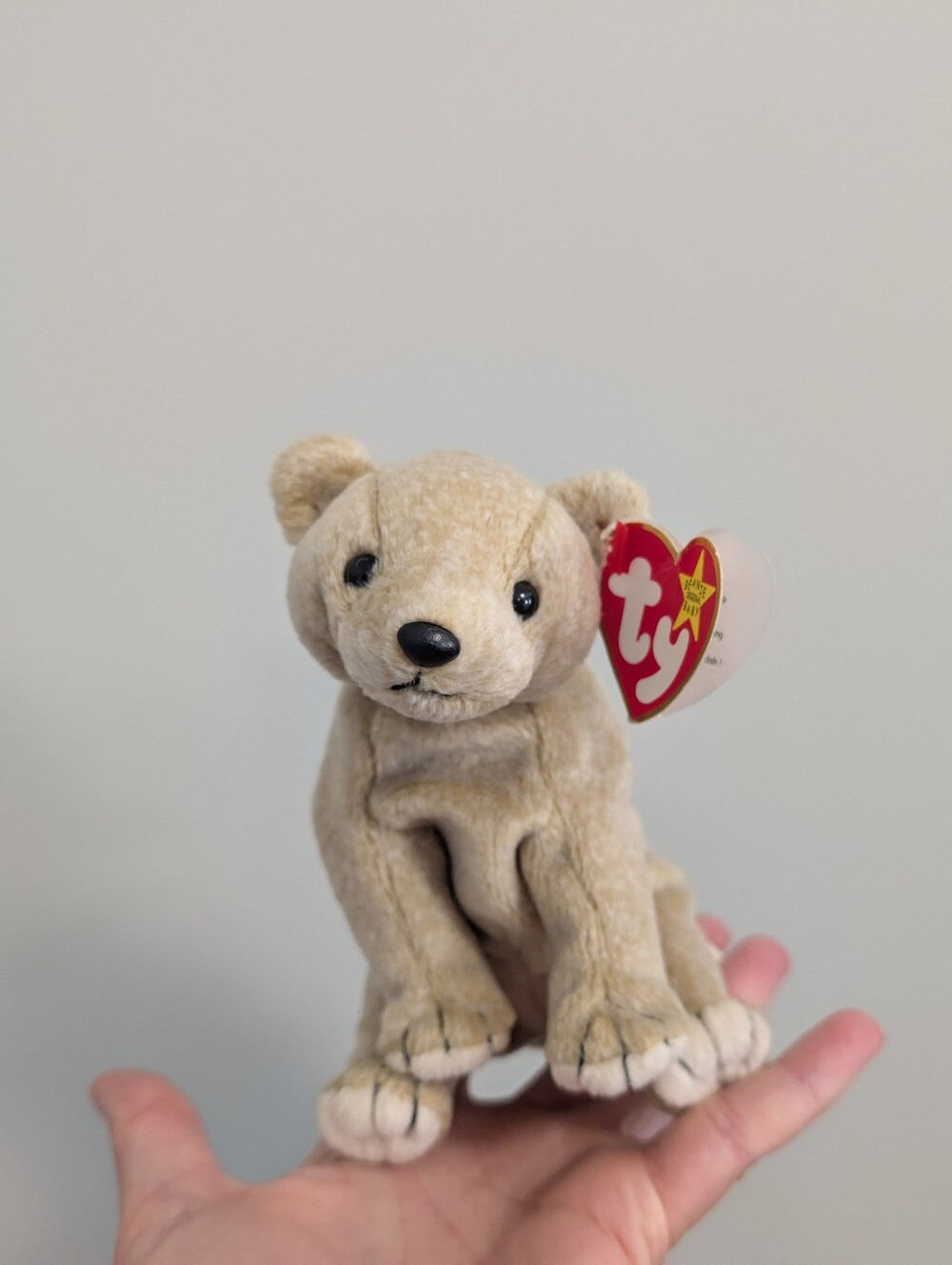 Ty Beanie Baby Bear "Almond"